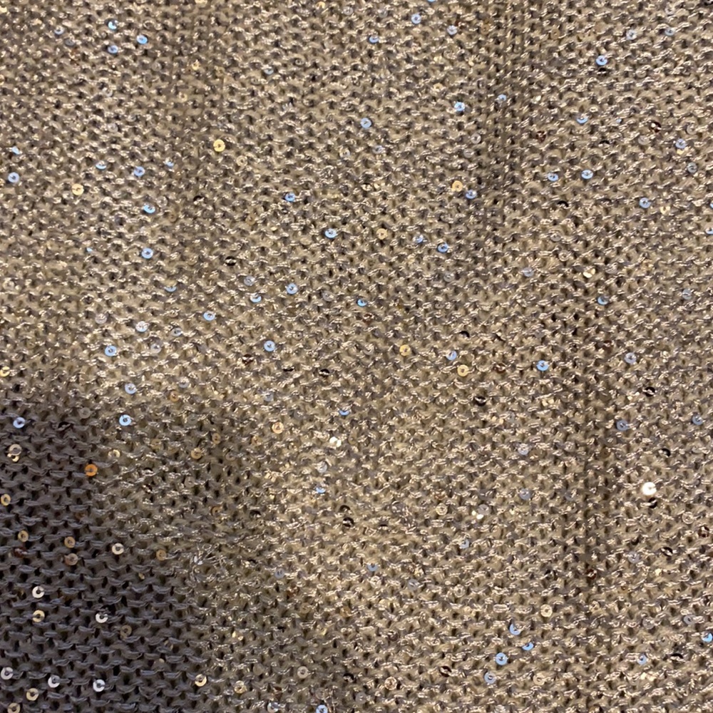 Kris Jenner Kollection Silver Sequence Sweater - image 6